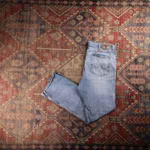 Pantalones de mezclilla azules rectos Wrangler W36 L30 - Imagen 1 de 8