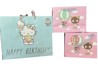 Juego de Navidad Hello Kitty (DOS) L o Juego de Cumpleaños (tres) Bolsas de Regalo 2S 1M Foto 1 de 4