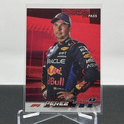 Sergio Perez Oracle Red Bull 2024 Topps F1 Paddock Pass Red Parallel #52 - Image 1 of 2