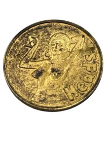 De Colección Cabezas Traviesas o Colas Moneda Ficha Risque Erótica Desnudo Ficha Angustiada Antigua - Imagen 1 de 6