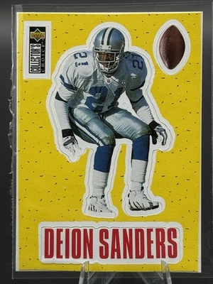 1996 Collector's Choice #S8 Deion Sanders Play Action Stick-Ums - Image 1 of 2