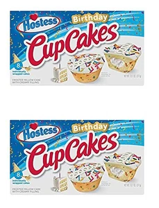 Cupcakes de cumpleaños de anfitriona | 8 unidades | 13,1 OZ | Paquete de 2 - Imagen 1 de 6