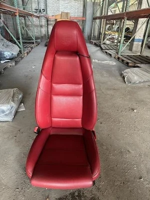 14-16 Porsche Panamera Front Left Driver Seat Assembly Red OEM 970 Power Heated - Image 1 of 4