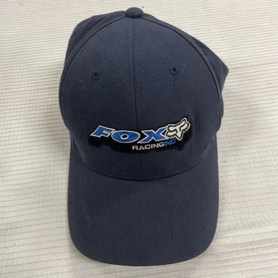 Gorra ajustada Flexfit azul marino Fox Racing talla mediana Foto 1 de 4