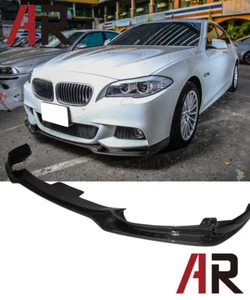 End cc Carbon Fiber Front Bumper Lip For 2011+ BMW F10 528i 535i 550i M sports - Bild 1 von 3