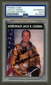 Jack Lousma Signed Card (PSA) NASA Astronaut Skylab 3 Space Station - Picture 1 of 2