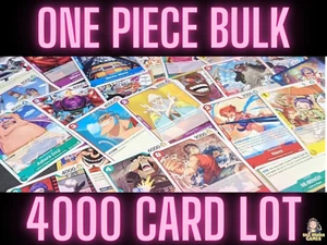ONE PIECE TCG 4000 CARD GAME BULK LOT INSTANT COLLECTION NEAR MINT/MINT ENGLISH - Picture 1 of 1