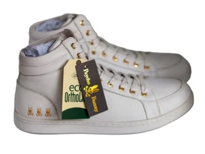 Psycho Bunny Lost Boy High Top Sneakers White UK 8.5 - Picture 1 of 11