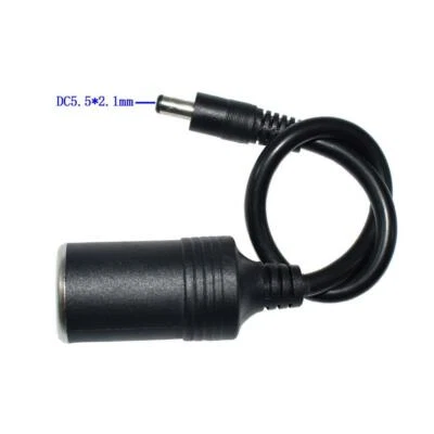 KFZ Zigarettenanzünder Buchse auf DC 5.5x2.1mm Stecker Ladeverlängerungskabell - Image 1 of 4