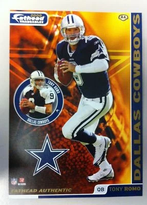 Calcomanías gráficas de pared TONY ROMO DALLAS Cowboys Mini 7X5" FATHEAD  Foto 1 de 2