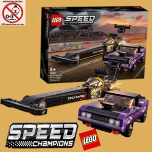 LEGO Speed ​​Champions 76904 Mopar Dodge SRT Dragster und 1970 Challenger Neu  - Bild 1 von 7