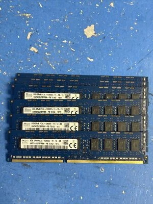 48GB (6X8GB) SK Hynix  2Rx8 PC3L-12800E-11-13 Server RAM HMT41GU7AFR8A-PB - Image 1 of 2