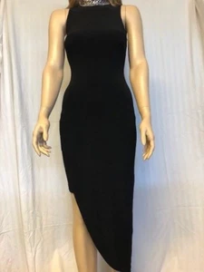 Junior's NWT B.Darlin Embellished Assymetri Sylverblack Size 0 - Picture 1 of 6