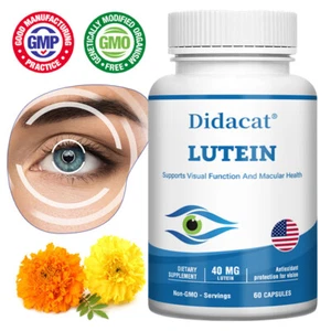 Eye Health Supplement, Lutein and Zeaxanthin, Vision Health, Eye Strain Support - Picture 1 of 15