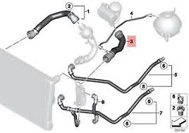 Top Radiator Hose Genuine BMW F25 X3 F26 X4 2.0i 2.8i 17127646155 - image 1 of 1