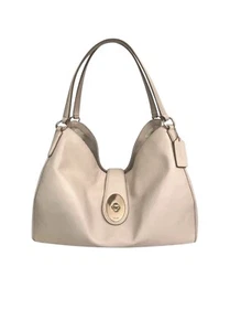 Coach Carlyle Shoulder Leather Chalk style F37637 - Picture 1 of 24