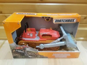 12" Matchbox Excavator Truck BULLDOZER Lights Sound FOREST SERVICE Wildland Fire - Picture 1 of 3
