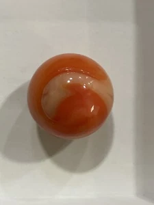 Jabo Opaque Carnelian Marble Size .99 Inch Mint - Picture 1 of 4
