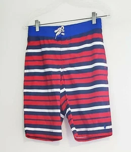 Polo Ralph Lauren Big Boys Sanibel Striped Swim Trunks Red Multi Sz L (14-16) - Picture 1 of 1