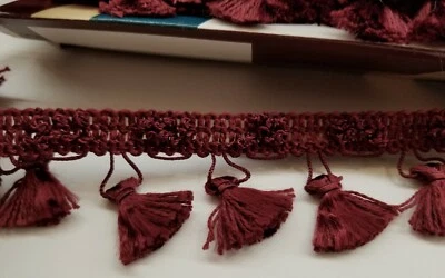 Borla flecos 2.5" marca Conso, se vende por 4 yardas Foto 1 de 4