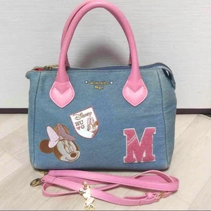 borsa a tracolla pulita Disney Minnie Mouse × Samantha Vega collaborazione denim - Foto 1 di 3