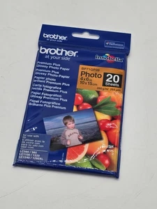 Papel fotográfico original Brother brillante 20 uds A6 BP71GP20 - Imagen 1 de 1