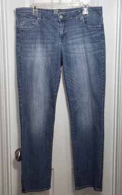 Pantalones de mezclilla Kut from the Kloth para mujer 14 tiro medio elásticos pierna recta KP570MA1M Foto 1 de 4