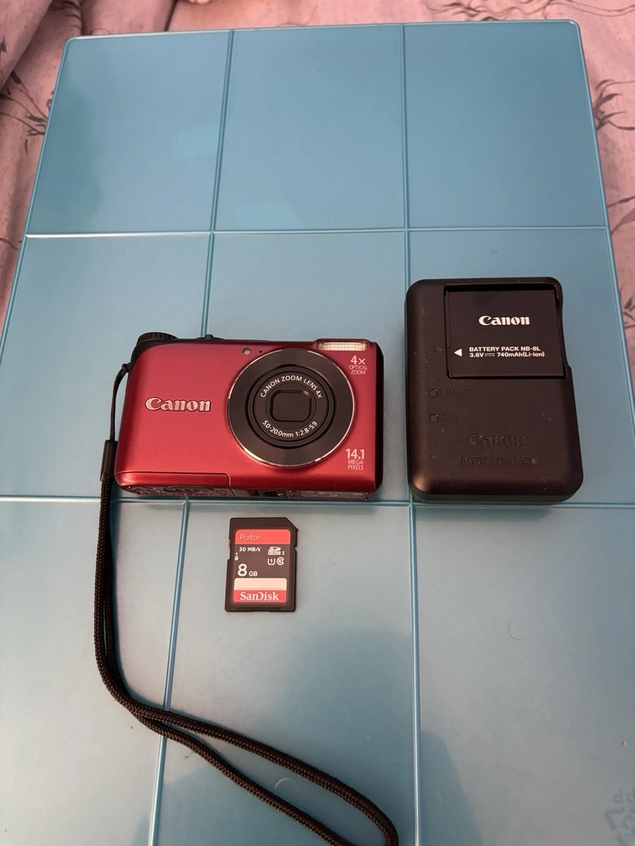 Canon Power Shot パワーショット A2200 デジカメ レッド Canon Power