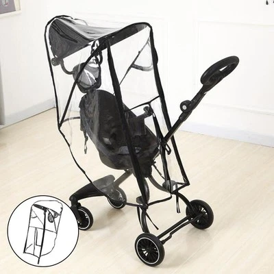 Cochecito de bebé cubierta de lluvia clima de viaje para cochecito Foto 1 de 4