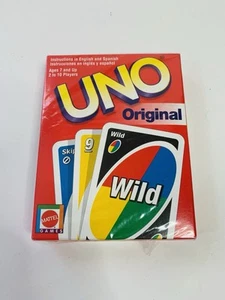 UNO Card Game Original Family Game 2001 Vintage Mattel - Brand New Sealed - Picture 1 of 3
