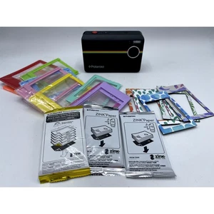 Polaroid Z2300 10,0 MP Sofortbild-Digitalkamera Schwarz Mit Papierrahmen - Bild 1 von 4