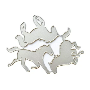 Metal Die Cuts Horse Cutting Dies Stencils DIY Cutting Template for Scrapbooking - Picture 1 of 8