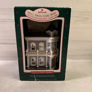 Hallmark 1988 Hall Bros Card Shop Christmas Ornament Vintage Retro Series - Picture 1 of 4