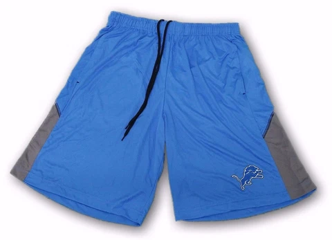 Detroit Lions NFL Officially licensed TX3 Cool Polyester Shorts Size Medium Cover