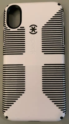 iPhone XS Speck Presidio Grip Case White/Black - Image 1 of 2