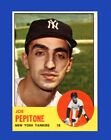 1963 Topps Set-Break #183 Joe Pepitone EX-EXMINT *GMCARDS*