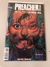 PREACHER, #1,  APR. 1995, 1ST PRINTING, GARTH ENNIS, Richard Case, Signed