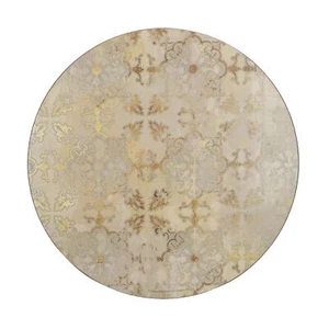Creative Tops Gold Impressions Round Premium Placemats - Pack of 4 - Picture 1 of 1