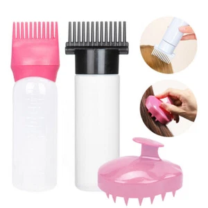 Dyeing Shampoo Bottle Set Oil Comb Hair Tools Hair Dye Applicator Brush Bottles - Picture 1 of 48