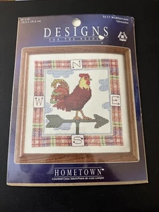 Hometown Counted Cross Stitch 5117 Weathervane Girouette 6” X 6” - Picture 1 of 3