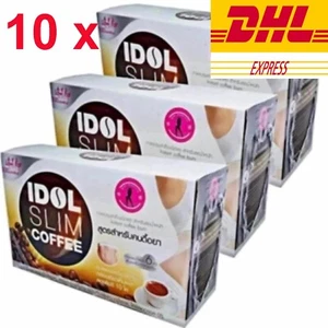 10x Idol Slim Instant Coffee Weight Manage Fat Burn Block Diet Slimming S Shaped - Picture 1 of 8