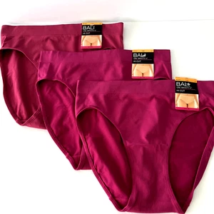 NUOVE 3 paia di mutandine Bali Hi-Cut One Smooth U taglia L/7 multicolore 2362 nuove con etichette - Foto 1 di 3