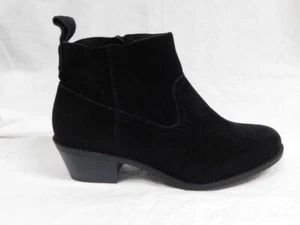 NIB - Vera Water-Resistant Suede Ankle Boots from Vionic - Black - Sz 6.5 - Picture 1 of 1