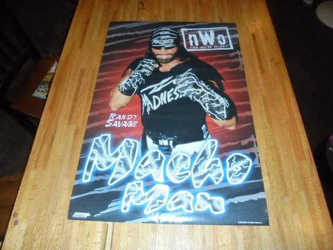 Macho Man Randy Savage Poster 23 X 35 Out of Print WCW NWO 1996 Cover