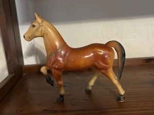 Vintage Toy Horse Figure Plastic 1950's Hong Kong - Picture 1 of 5