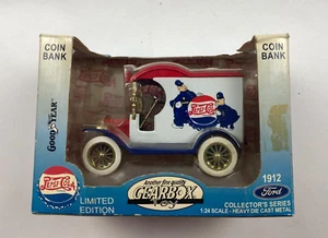 Gearbox toy Pepsi-Cola 1912 Ford Model-T Delivery Truck Car Coin Bank Goodyear - Picture 1 of 2