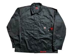 Snap On Tools Canvas Jacket Coat Size XXL Black Multiple Pockets BNWT - Picture 1 of 5