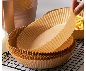 20 Stück Air Fryer Einweg PaperLiner Antihaft Einweg Air Fryer Liner Back - Bild 1 von 6
