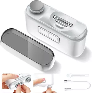 Rechargeable Electric Nail Clipper Automatic 2 Speed LED Fingernail Polisher - Picture 1 of 12