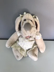 Títere de mano vintage Ganz Wrinkles cachorro niña perro perro de peluche de 17 - Imagen 1 de 4